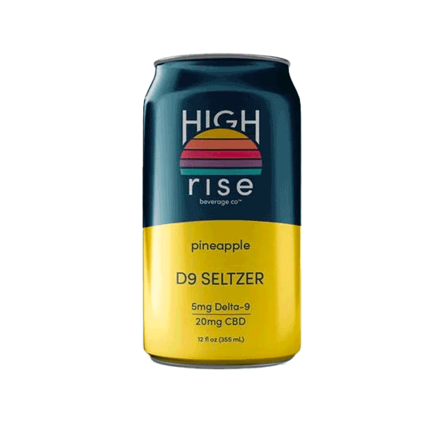 High Rise Delta-9 Seltzer 5MG (24pk Case) - CHC Distro